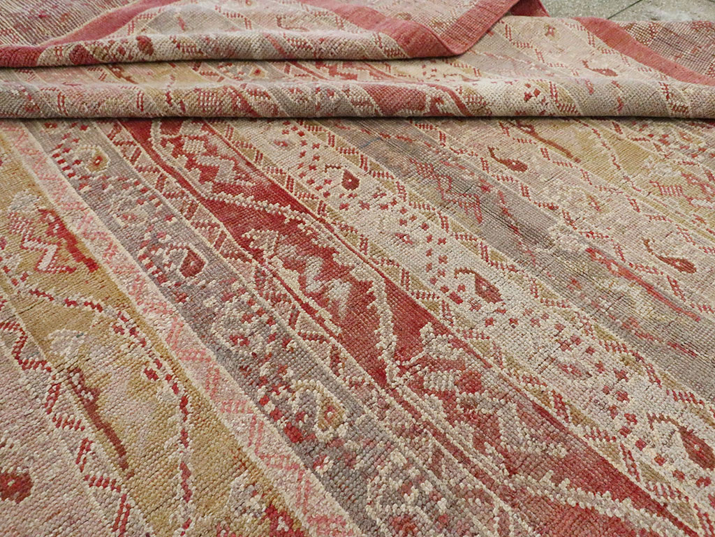 Antique Turkish Oushak Oversize Carpet, No.29198 - Gsblank