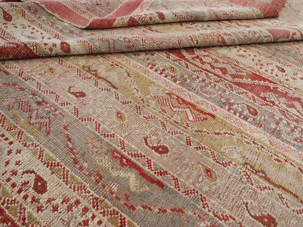 Antique Turkish Oushak Oversize Carpet, No.29198 - Gsblank