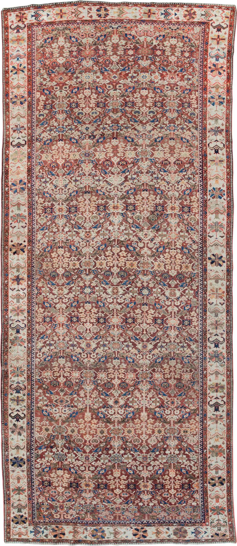 Antique Persian Malayer Gallery Carpet, No.29203 - Gsblank