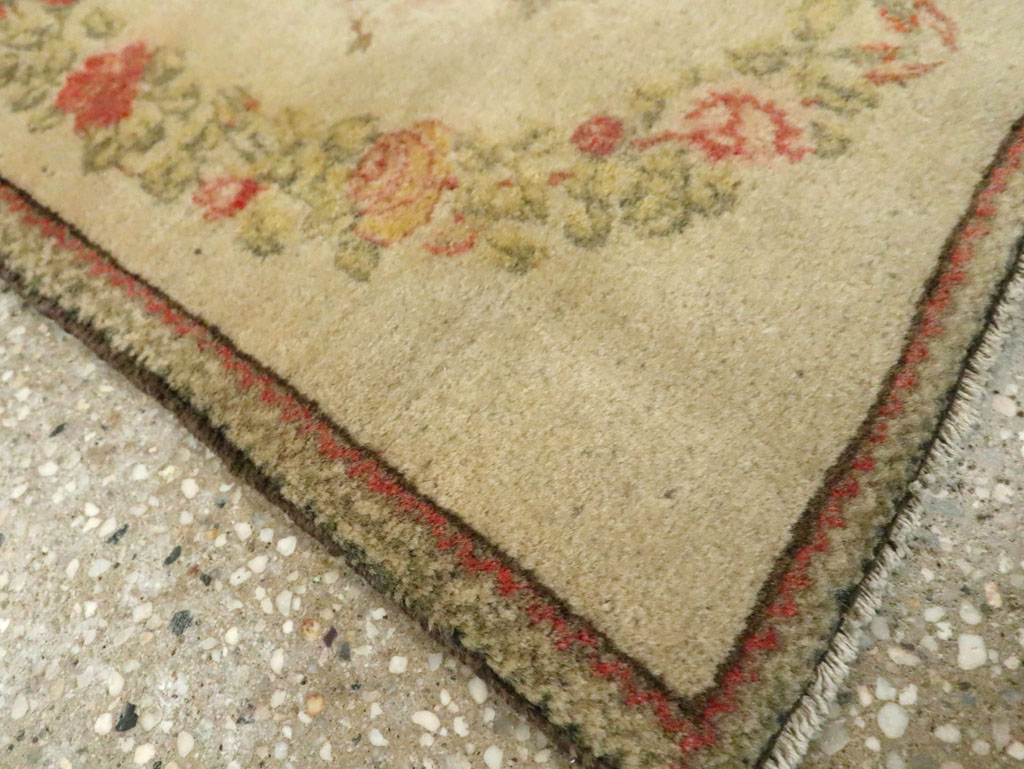 Antique Persian Kashan Throw Rug (Pair: 2 of 2), No.29213 - Gsblank