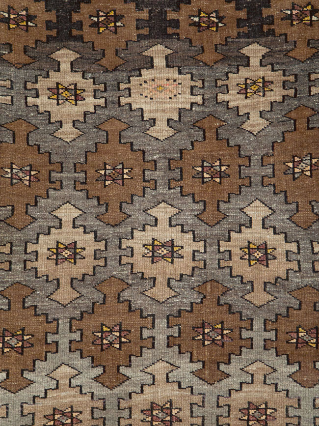 Vintage Turkish Anatolian Wide Gallery Runner, No.29223 - Gsblank