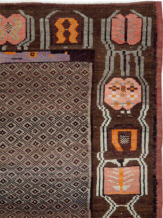 Vintage Turkish Anatolian Room Size Carpet, No.29225 - Gsblank