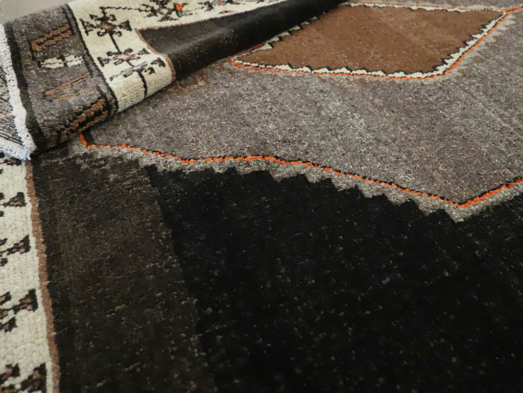 Vintage Turkish Anatolian Wide Gallery Runner, No.29229 - Gsblank