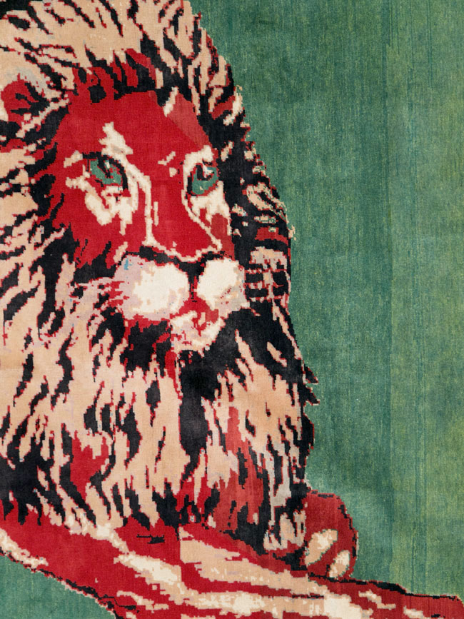 Modern Afghan Pictorial Carpet, No.29233 - Gsblank