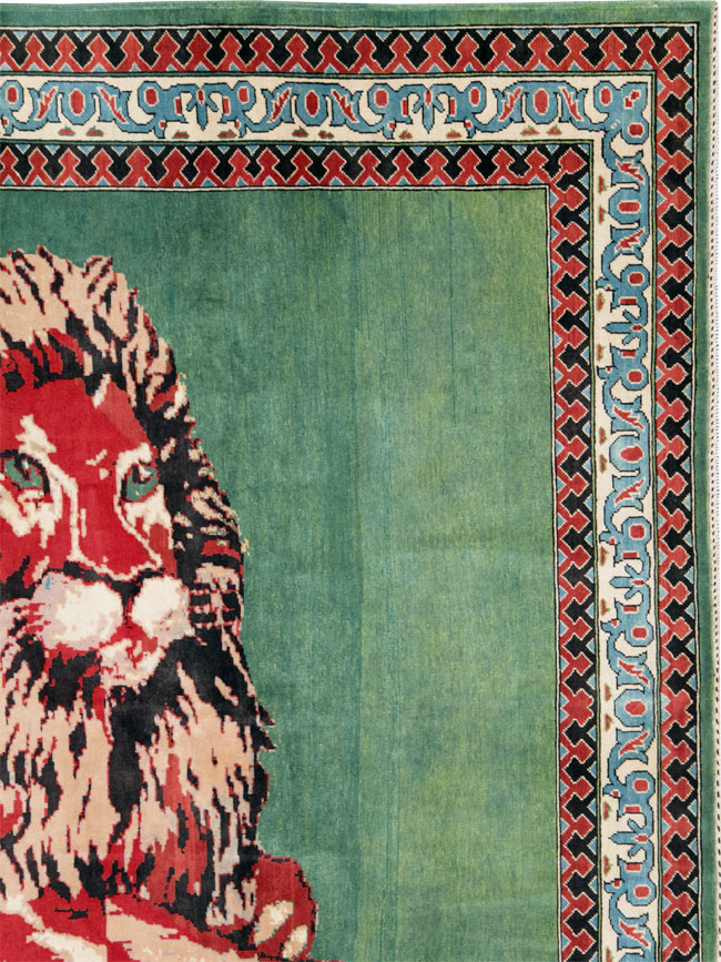 Modern Afghan Pictorial Carpet, No.29233 - Gsblank