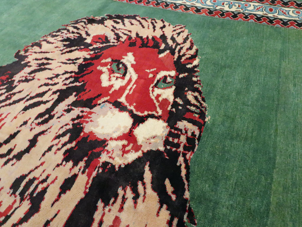 Modern Afghan Pictorial Carpet, No.29233 - Gsblank