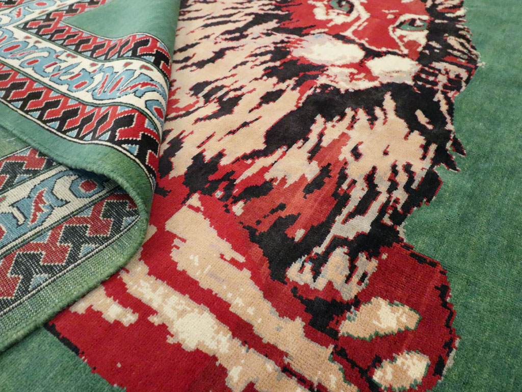 Modern Afghan Pictorial Carpet, No.29233 - Gsblank