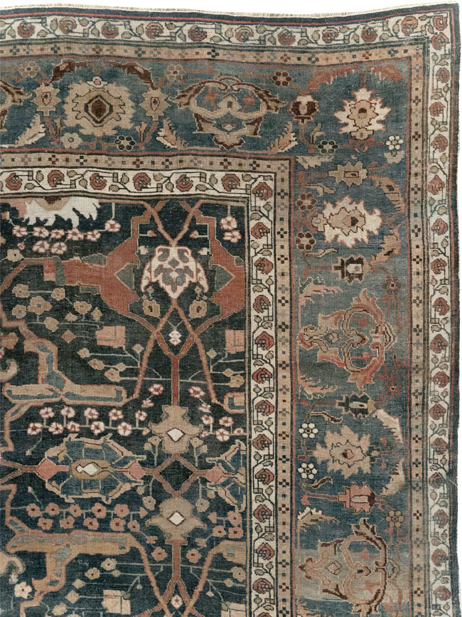 Antique Persian Bidjar Room Size Carpet, No.29237 - Gsblank