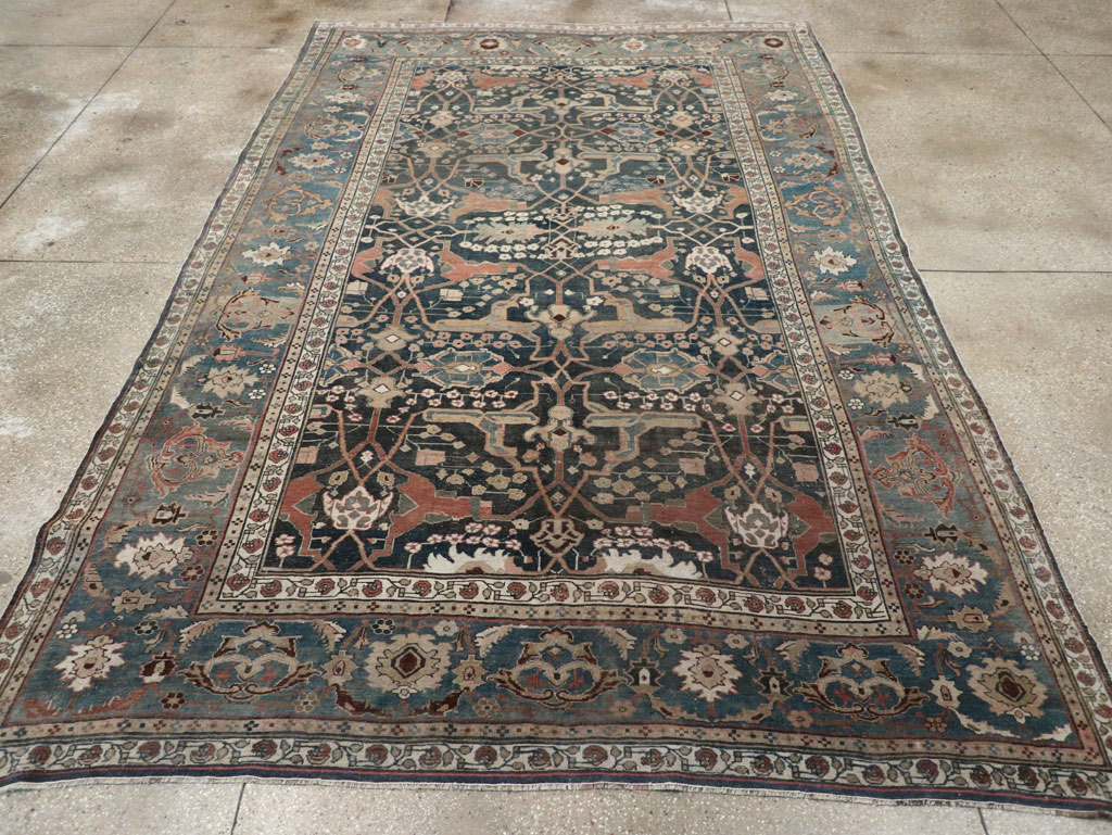 Antique Persian Bidjar Room Size Carpet, No.29237 - Gsblank
