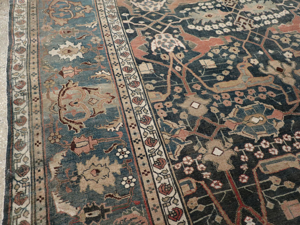 Antique Persian Bidjar Room Size Carpet, No.29237 - Gsblank