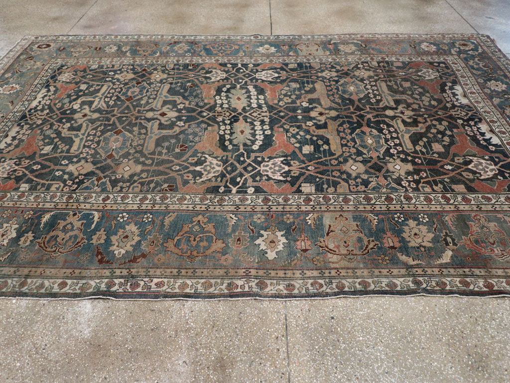 Antique Persian Bidjar Room Size Carpet, No.29237 - Gsblank
