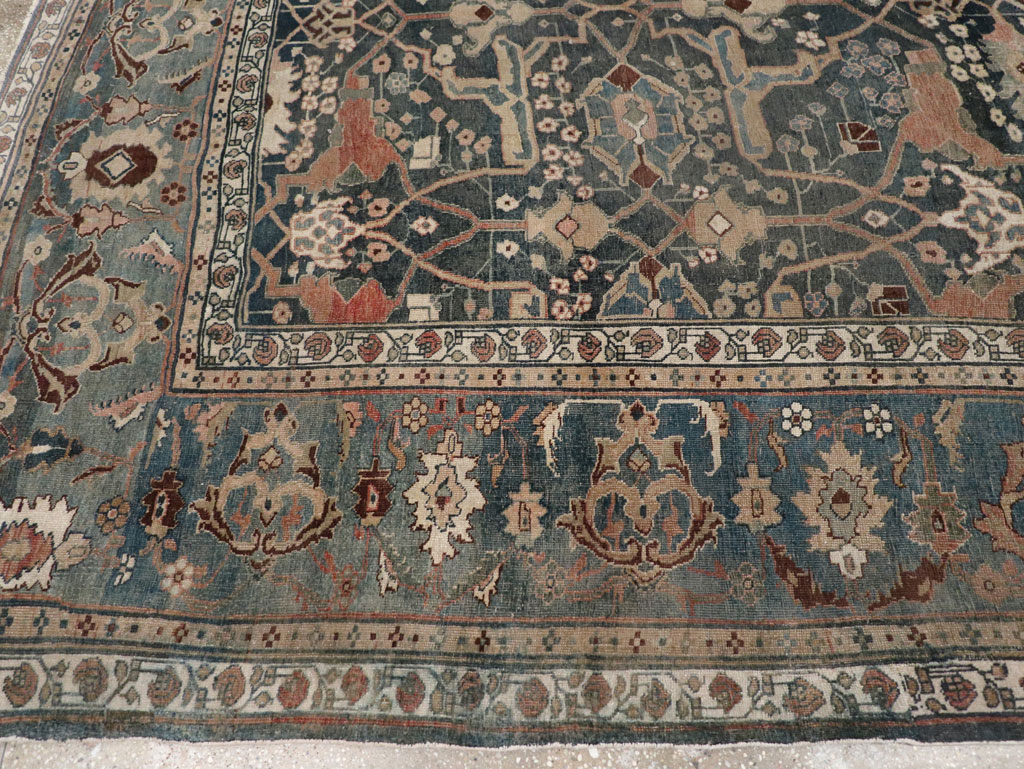 Antique Persian Bidjar Room Size Carpet, No.29237 - Gsblank