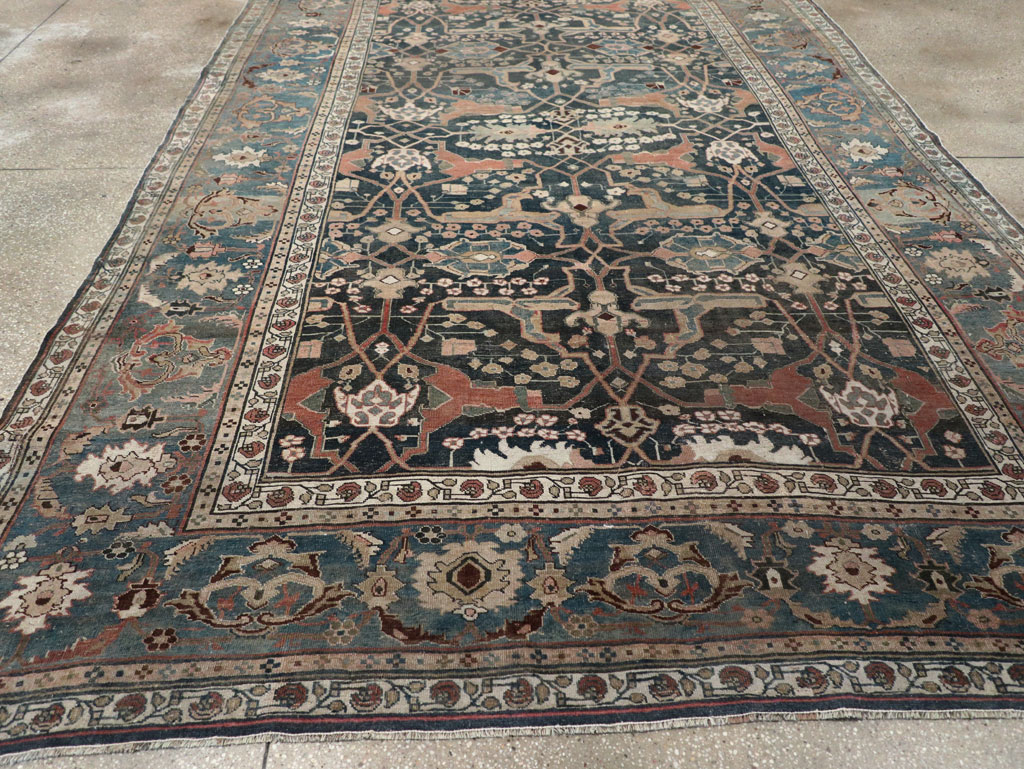 Antique Persian Bidjar Room Size Carpet, No.29237 - Gsblank