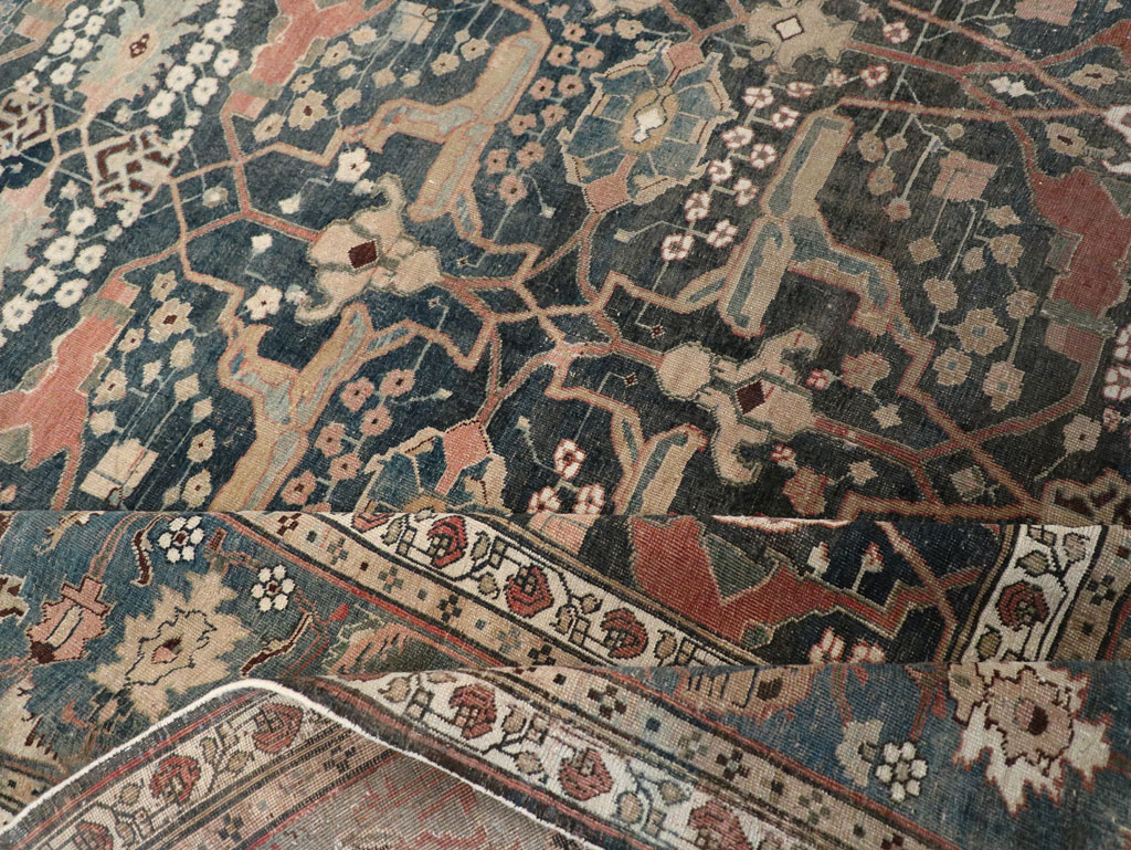 Antique Persian Bidjar Room Size Carpet, No.29237 - Gsblank