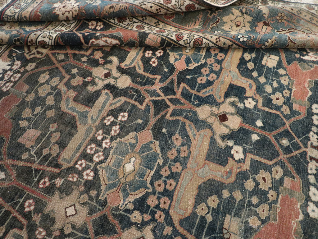 Antique Persian Bidjar Room Size Carpet, No.29237 - Gsblank