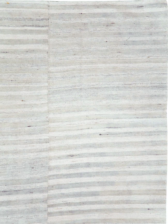 Vintage Turkish Flatweave Kilim Room Size Carpet, No.29244 - Gsblank