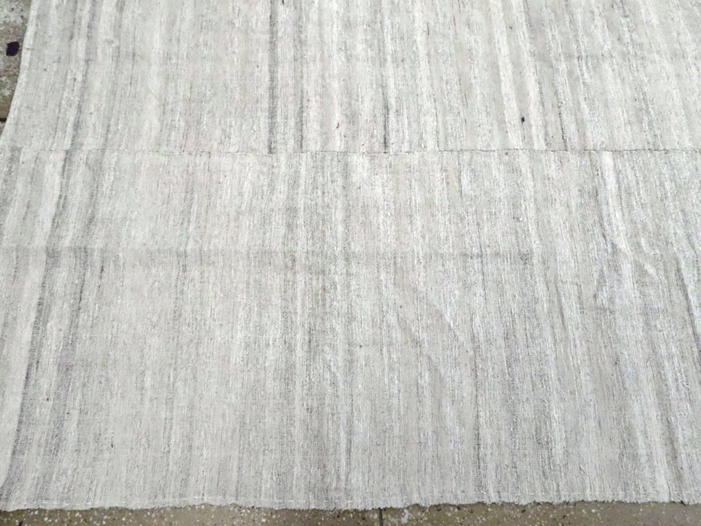 Vintage Turkish Flatweave Kilim Room Size Carpet, No.29244 - Gsblank