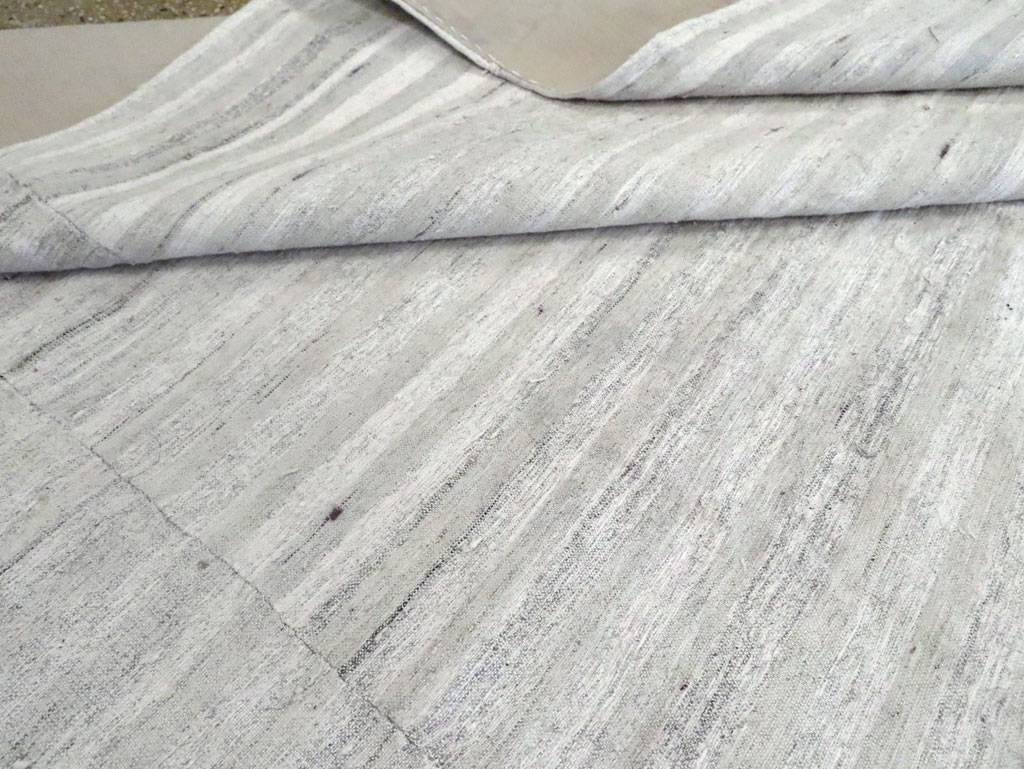 Vintage Turkish Flatweave Kilim Room Size Carpet, No.29244 - Gsblank