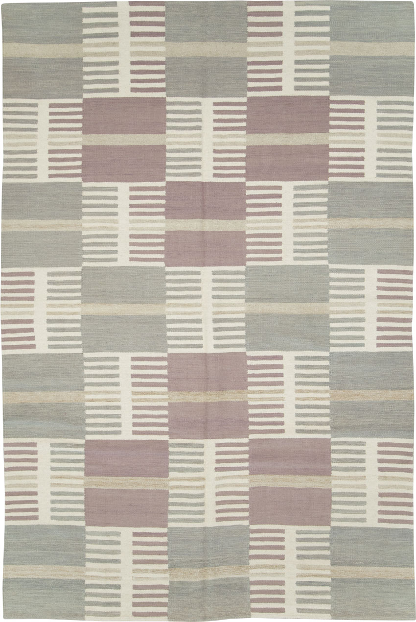 Modern Turkish Flatweave, No.29251 - Gsblank