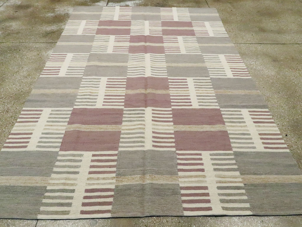 Modern Turkish Flatweave, No.29251 - Gsblank
