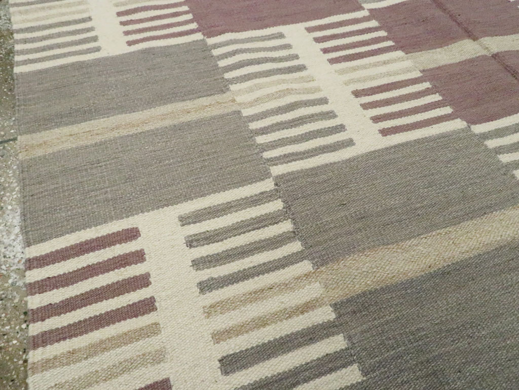 Modern Turkish Flatweave, No.29251 - Gsblank