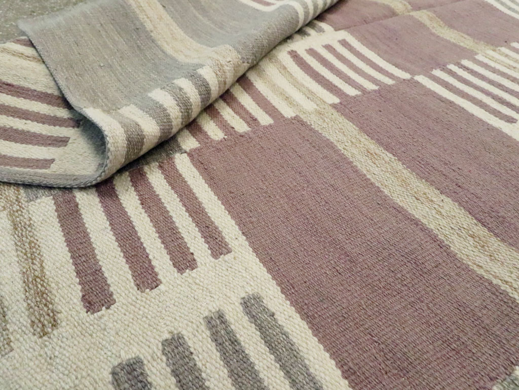 Modern Turkish Flatweave, No.29251 - Gsblank