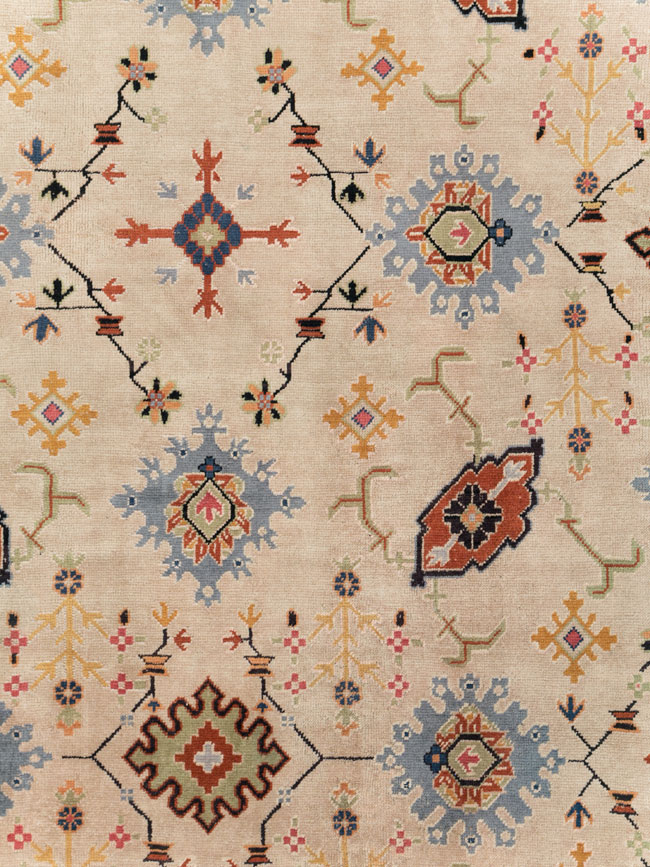 Vintage Turkish Oushak Large Room Size Carpet, No.29254 - Gsblank