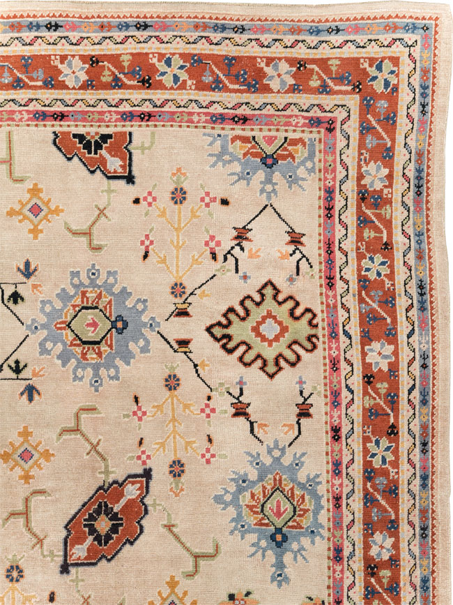 Vintage Turkish Oushak Large Room Size Carpet, No.29254 - Gsblank