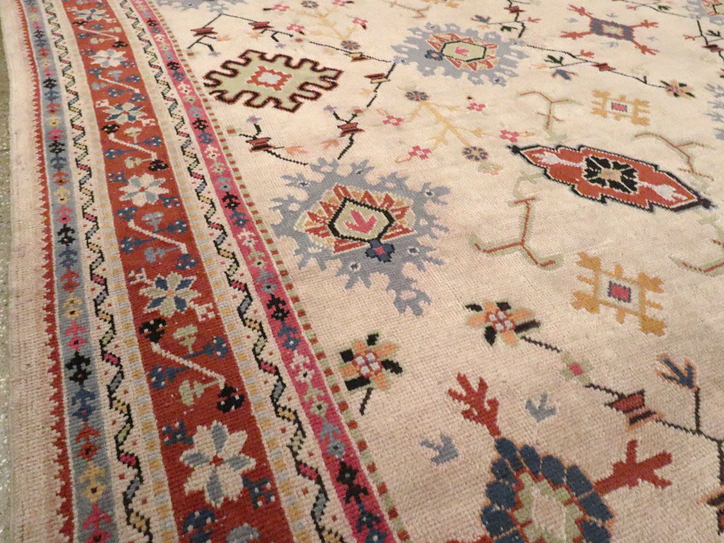 Vintage Turkish Oushak Large Room Size Carpet, No.29254 - Gsblank