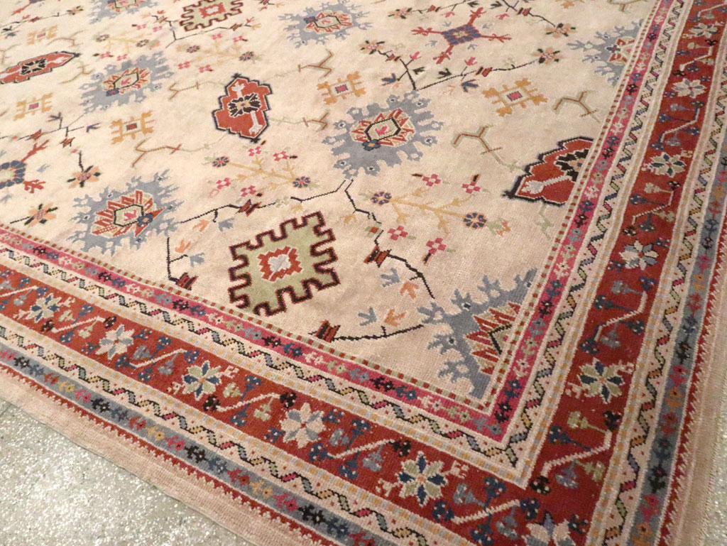 Vintage Turkish Oushak Large Room Size Carpet, No.29254 - Gsblank