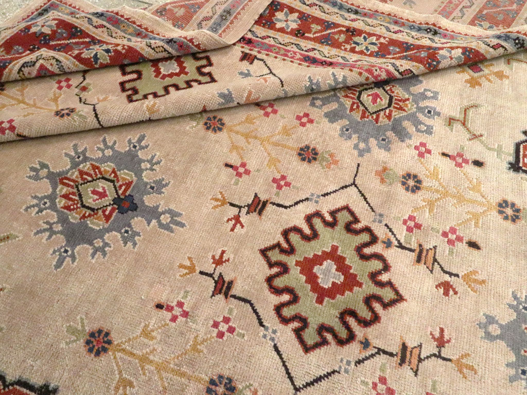 Vintage Turkish Oushak Large Room Size Carpet, No.29254 - Gsblank