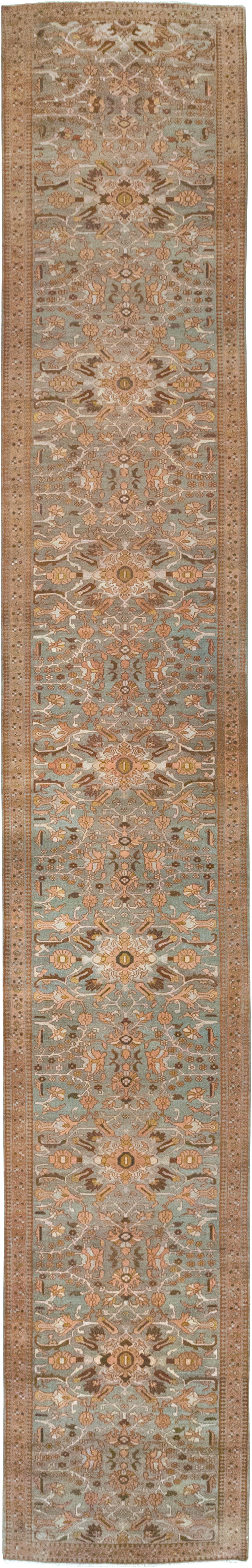 Antique Persian Malayer Long Runner, No.29259 - Gsblank