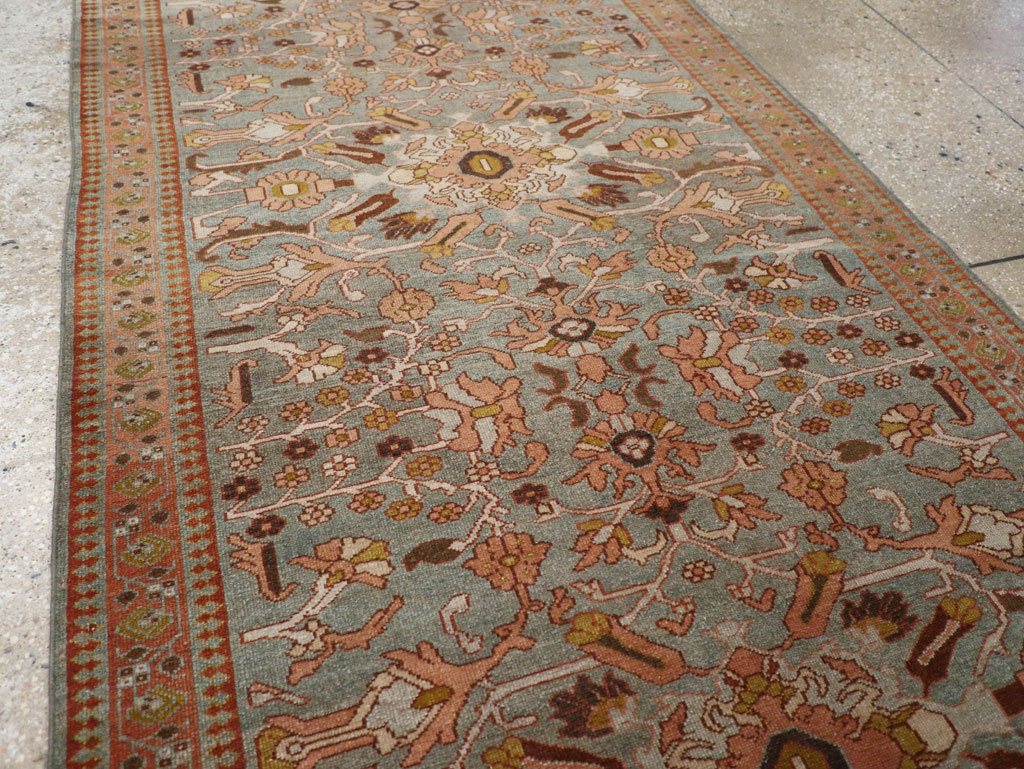 Antique Persian Malayer Long Runner, No.29259 - Gsblank