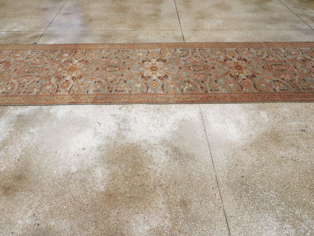 Antique Persian Malayer Long Runner, No.29259 - Gsblank