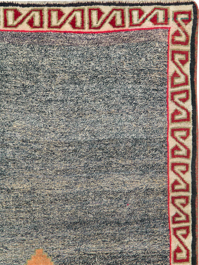 Vintage Persian Gabbeh Rug, No.29261 - Gsblank