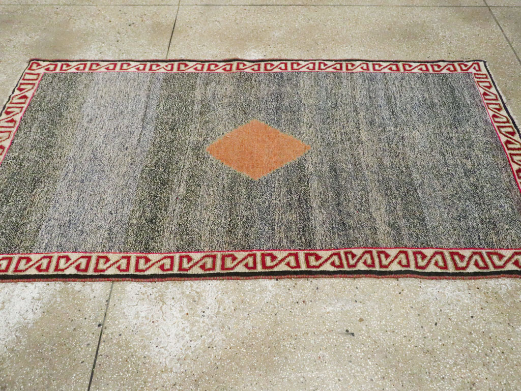 Vintage Persian Gabbeh Rug, No.29261 - Gsblank