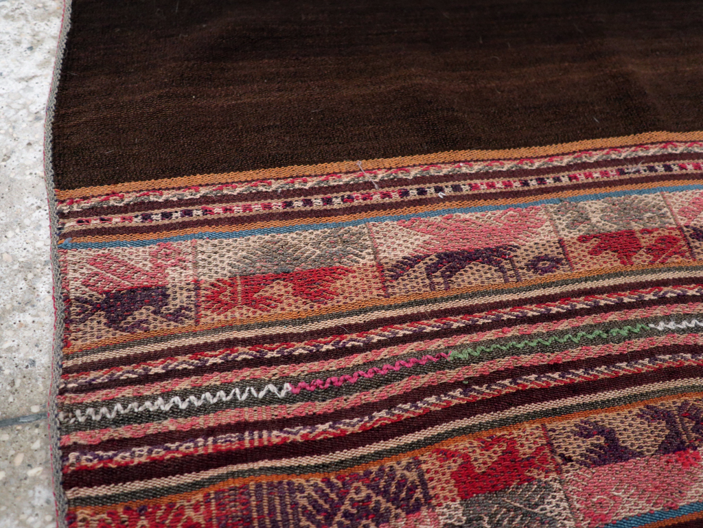 Vintage Perisan Square Kilim, No.29282 - Gsblank