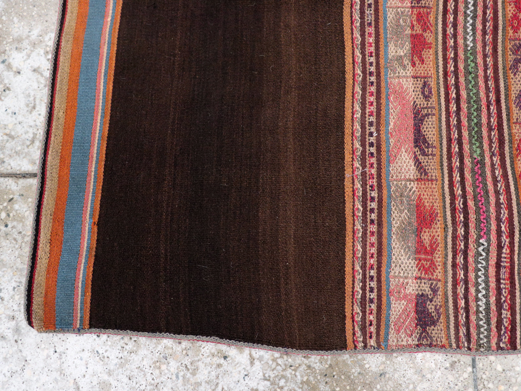 Vintage Perisan Square Kilim, No.29282 - Gsblank