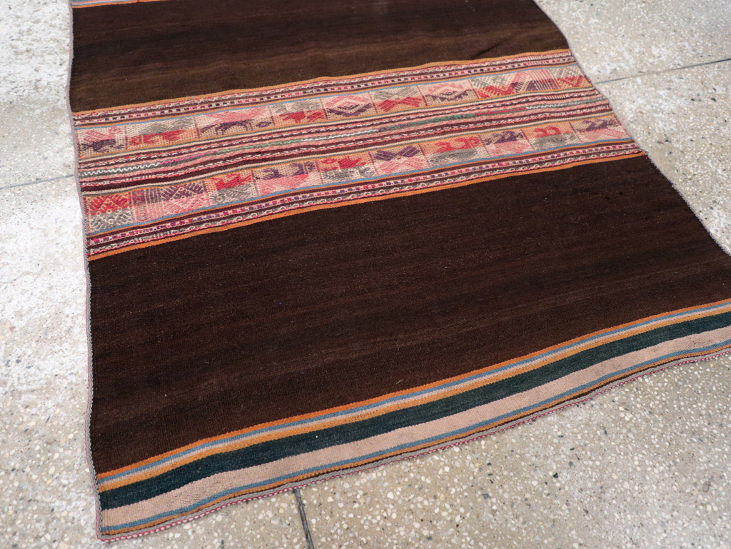 Vintage Perisan Square Kilim, No.29282 - Gsblank