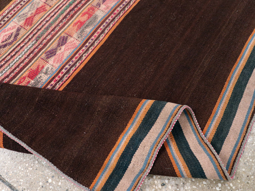Vintage Perisan Square Kilim, No.29282 - Gsblank