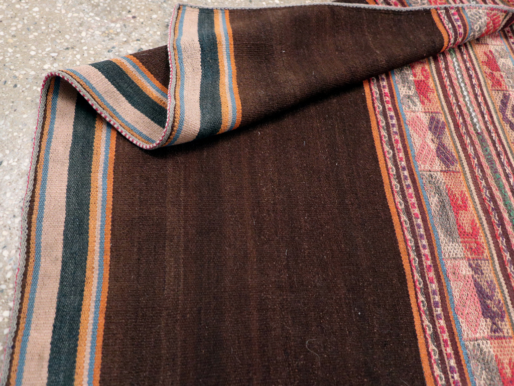 Vintage Perisan Square Kilim, No.29282 - Gsblank