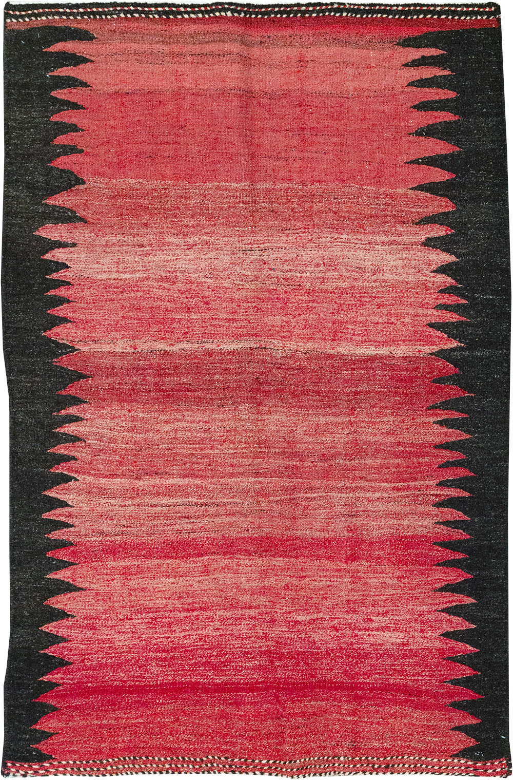 Vintage Persian Flatweave Kilim Accent Rug, No.29285 - Gsblank