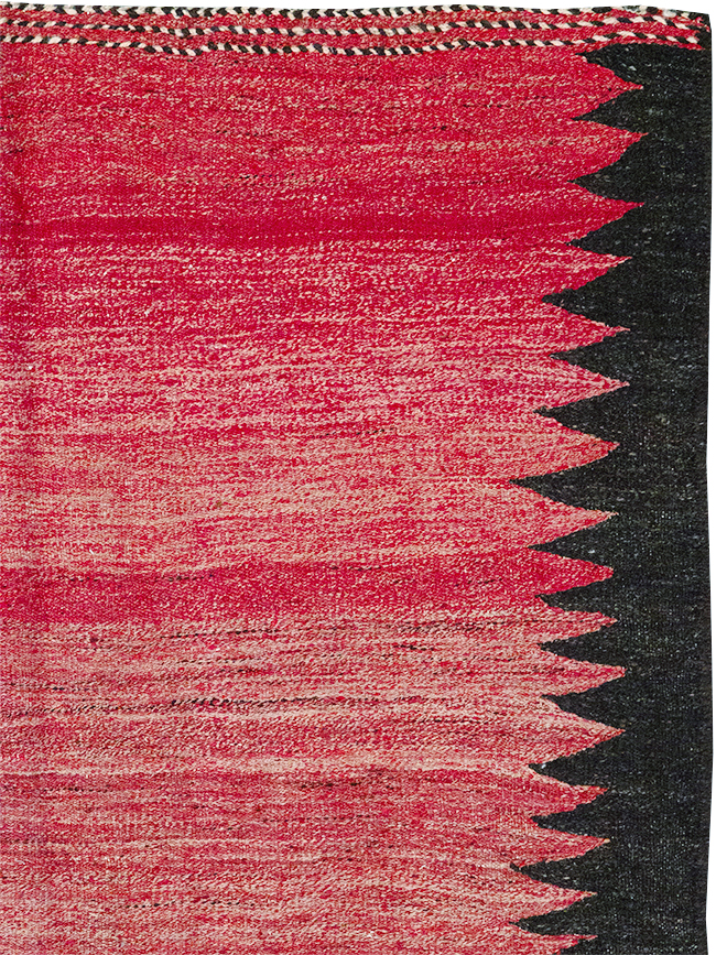 Vintage Persian Flatweave Kilim Accent Rug, No.29285 - Gsblank