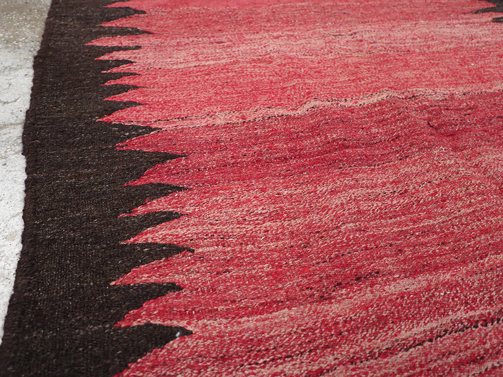 Vintage Persian Flatweave Kilim Accent Rug, No.29285 - Gsblank