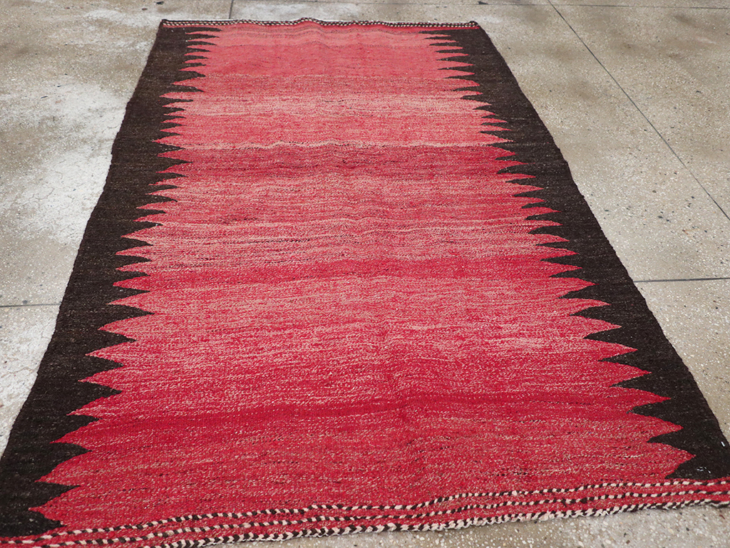 Vintage Persian Flatweave Kilim Accent Rug, No.29285 - Gsblank