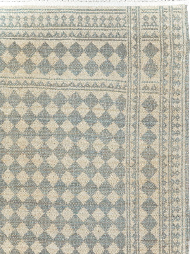 Mid-Century Vintage Persian Flatweave, No.29288 - Gsblank