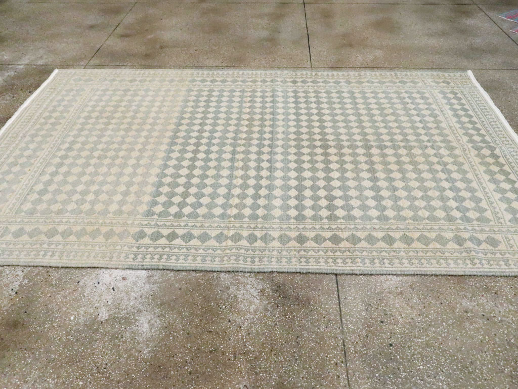 Mid-Century Vintage Persian Flatweave, No.29288 - Gsblank