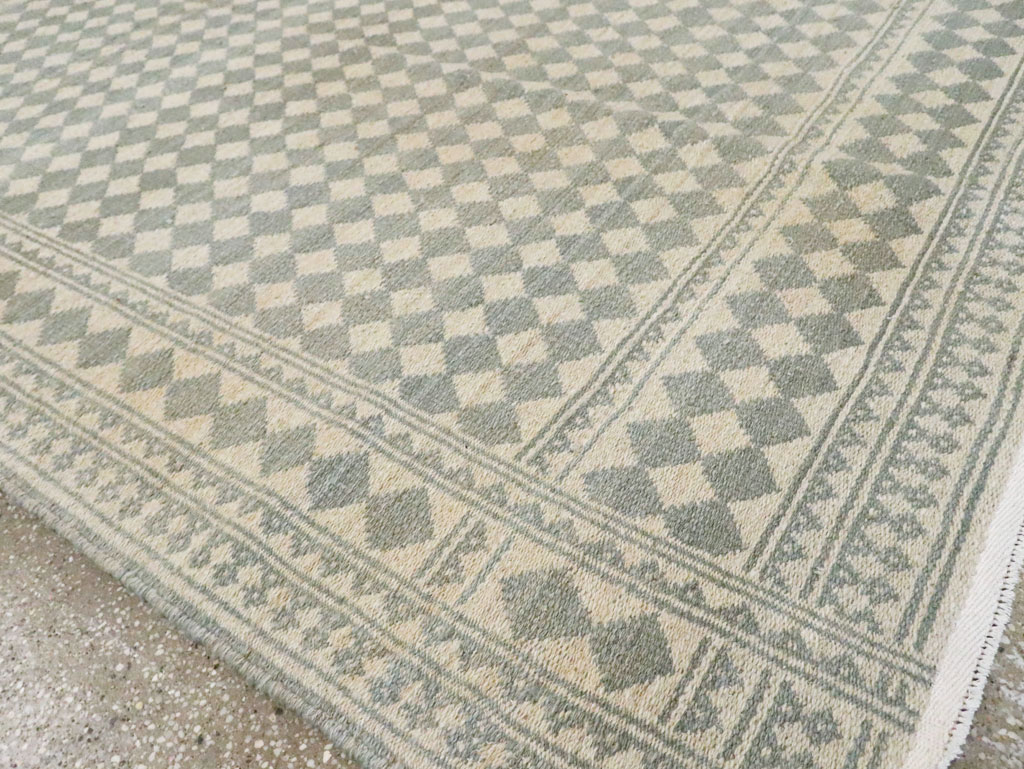 Mid-Century Vintage Persian Flatweave, No.29288 - Gsblank