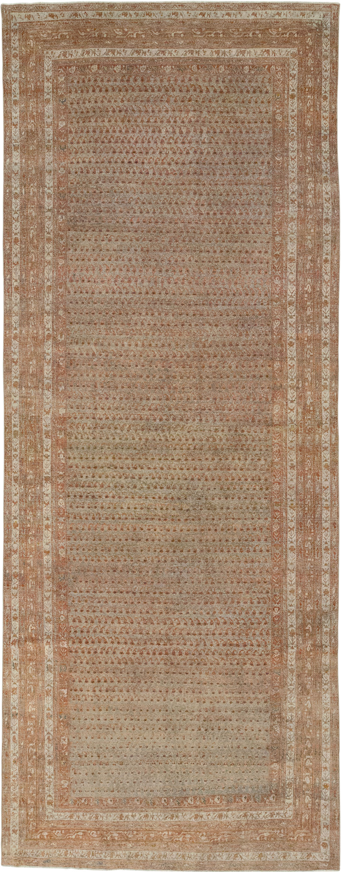 Antique Persian Malayer Long and Narrow Gallery Carpet, No.29334 - Gsblank
