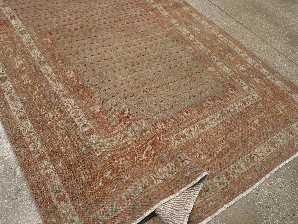 Antique Persian Malayer Long and Narrow Gallery Carpet, No.29334 - Gsblank